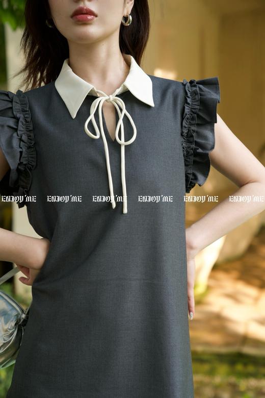 【门店同款】ENJOY夏季小飞袖POLO领连衣裙 157544196 商品图2