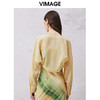 VIMAGE纬漫纪2024夏季新款时尚宽松廓形短款设计感短外套V2103724 商品缩略图4