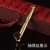 【便携随身，男人必备！】传统老式烟锅，铜质烟斗，便携轻巧，旱烟袋四用可拆洗，滤芯有效防止口腔受损，七粗中细丝通用，成为男人必备的温馨伴侣！父亲节礼物 商品缩略图1