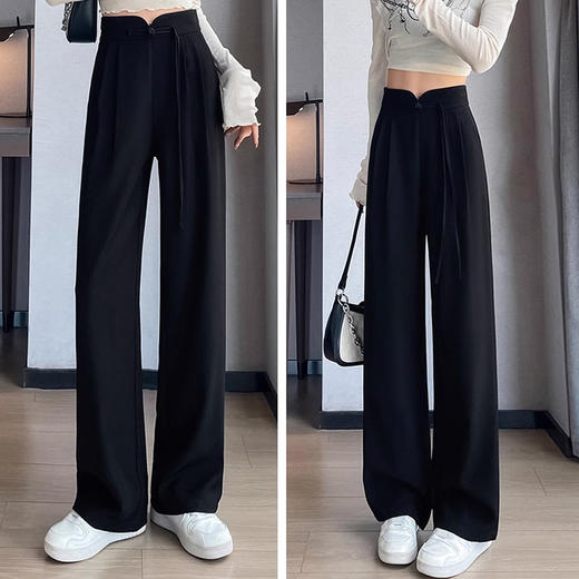 裁缝学苑AS245西装裤纸样女装垂感新款新中式裤子国风阔腿裤打板 商品图3