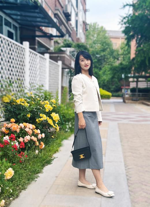 安启美奈方扣尖头单鞋，鞋垫贴合足部，舒适包裹不累脚 商品图1