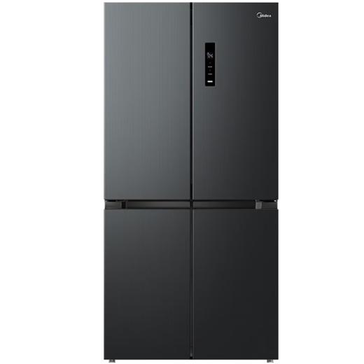 美的（Midea）十字对开门四门风冷无霜一级双变频大容量超薄家用电冰箱线下同款 BCD-479WSPM(Q) 炭灰-浮光 商品图7