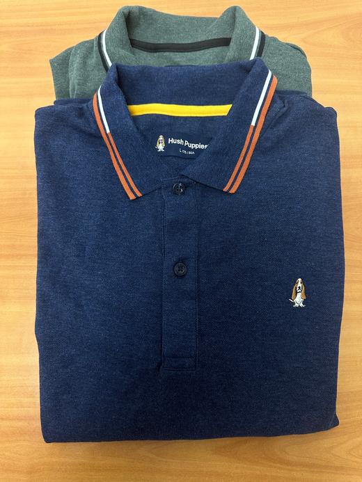 清！Hush puppies暇步士长袖Polo 商品图9