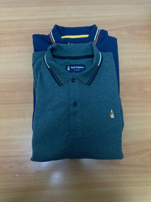 清！Hush puppies暇步士长袖Polo 商品图8