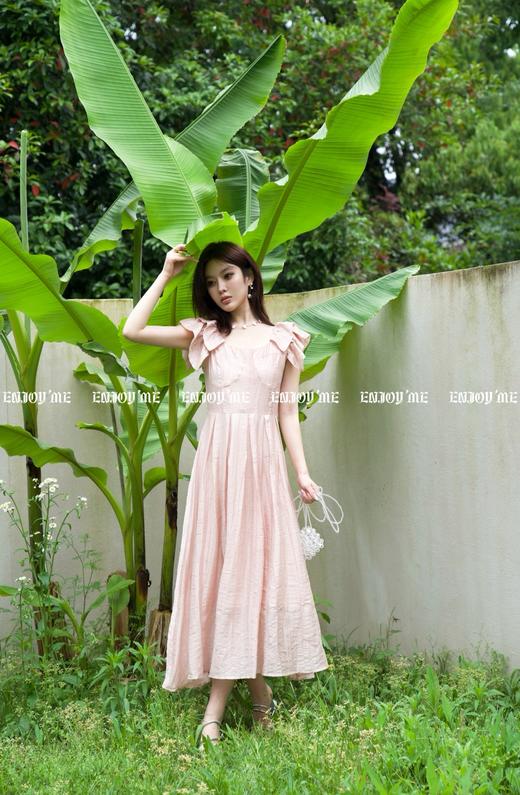 【门店同款】ENJOY夏季浪漫-荷叶飞袖甜美连衣裙 157501209 商品图4