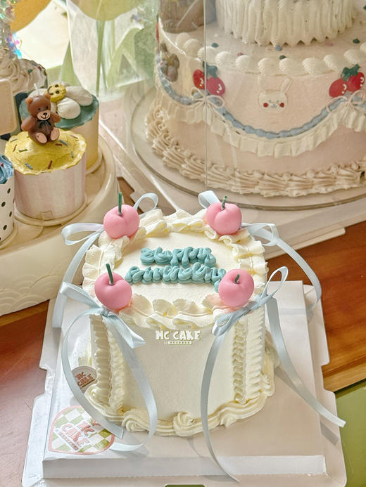 可爱ins风 小樱桃蝴蝶结 商品图0