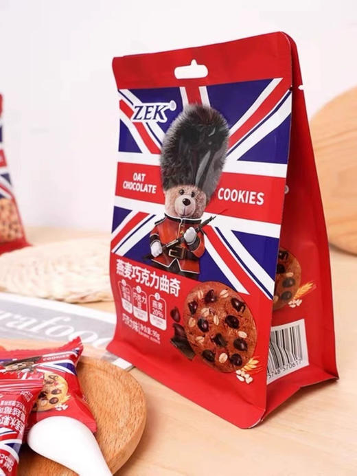 国产ZEK燕麦水果巧克力曲奇饼干150g 商品图2