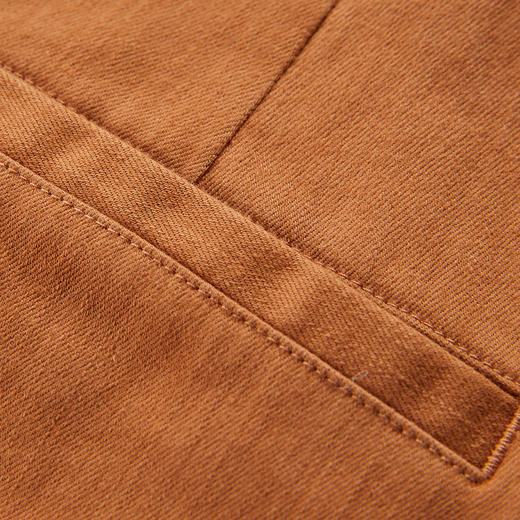 谜底短裤女士2024夏季新品简约通勤高腰百搭棉弹直筒裤242MK0610 商品图3