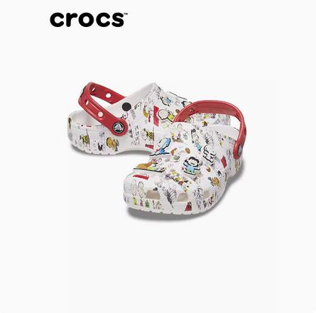 Crocs童鞋卡骆驰Peanuts史努比联名儿童洞洞鞋户外沙滩鞋|208630 商品图1