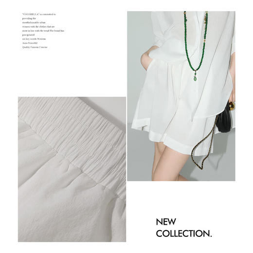 COCOBELLA松弛感穿搭轻薄遮阳衬衫女宽松休闲气质衬衣SR3025A 商品图3