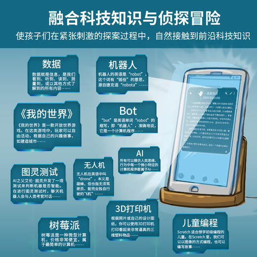 数据侦探（全5册）7岁以上侦探推理AI智能机器人中小学悬疑课外读物 商品图3