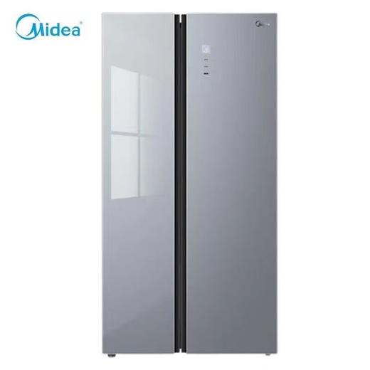 美的（Midea）553升大容量对开门家用电冰箱一级能效变频风冷无霜【品质家电】 BCD-553WKGPM榭湖银 商品图0