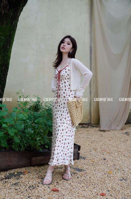 【门店同款】ENJOY夏季南法-甜美草莓印花吊带裙 157544436 商品图2