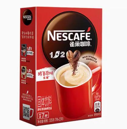 雀巢咖啡1+2原味5条装 商品图0