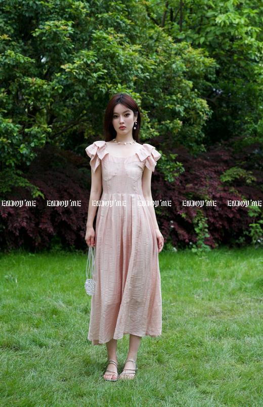 【门店同款】ENJOY夏季浪漫-荷叶飞袖甜美连衣裙 157501209 商品图2