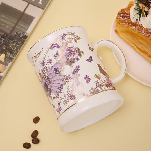 大英博物馆 博物志系列 蝴蝶 复古 陶瓷 马克杯 容量450ml 商品图1