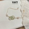 【礼盒装】VAVY 环环相扣珍珠翡翠手链平安扣温柔手链 商品缩略图3