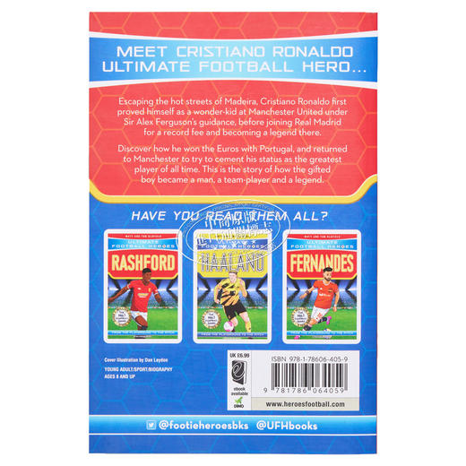 【中商原版】足球英雄系列 罗纳尔多收集 Ronaldo Ultimate Football Heroes Collect them all 英文原版 Matt Oldfield 商品图1