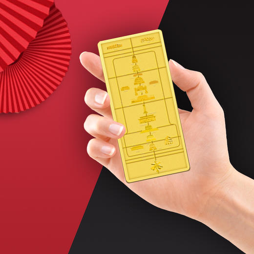 《国-家宝藏》珍邮大全，央视节目授权， 收录23套共100枚文物珍邮和一枚999足金金砖 商品图3