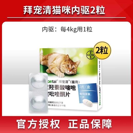 药品专场赠品拜宠清猫用2粒（单拍不发货） 商品图0
