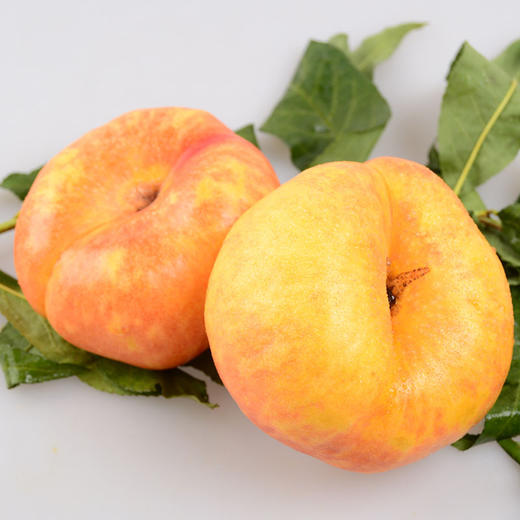【山东·油桃】蒙阴彩虹黄油蟠桃  新鲜油桃 蟠桃 基地现采直发 商品图1