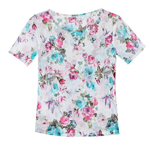 新款中年妈妈短袖T恤KQL-E73N8239 商品图4