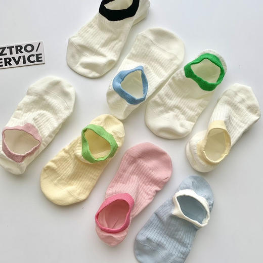 冰淇淋马卡龙袜8双（b锁 商品图1