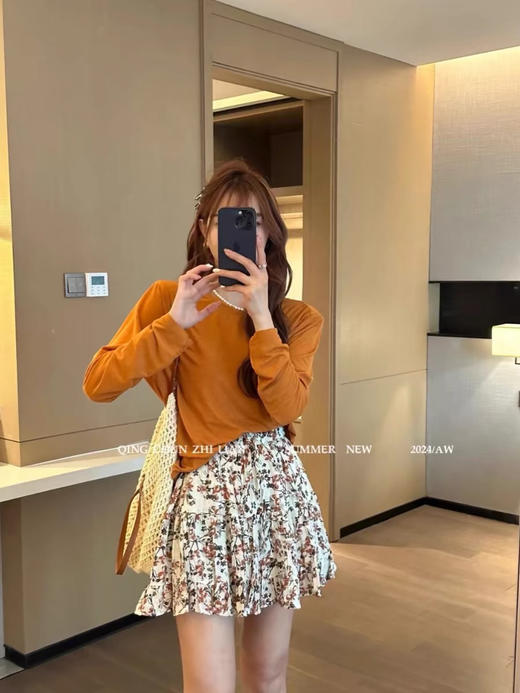 防晒碎花套装 商品图0