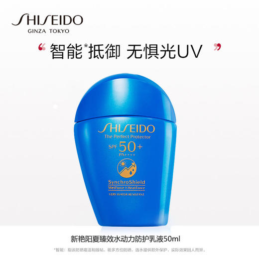 资生堂蓝胖子防晒霜 spf50 pa+++ 户外防晒好帮手 商品图1