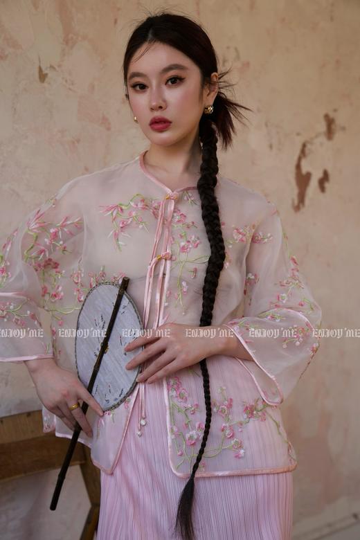 【门店同款】ENJOY夏季云敛-醒春集国风刺绣开衫 157500839 商品图2