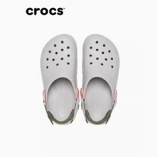 Crocs沙滩鞋卡骆驰经典特林Clog洞洞鞋男户外包头拖鞋|206340 商品图1