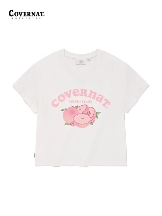 【云粉节】【6折】6楼COVERNAT女士露脐四叶草心形T恤CO2402ST78吊牌价359折后价215 商品图2