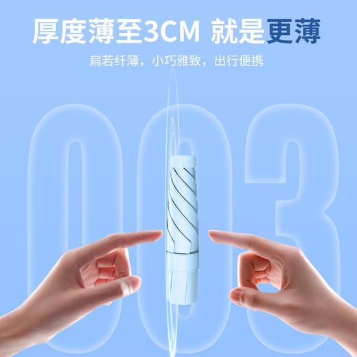 「礼盒套装！轻薄小巧防晒」夏季六折雨伞遮阳伞创意伞具轻薄迷你居家日用便携太阳伞轻便扁伞防晒伞 商品图2
