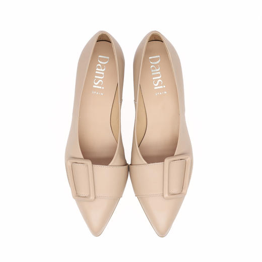 #限时特价#西班牙原产优雅舒适女款时装鞋裸色6021 商品图5