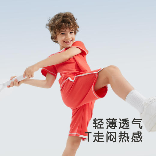 英氏复古运动系列儿童运动套装春夏户外轻薄透气男女宝衣裤套新款婴童衣服 商品图1