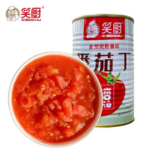 S【生产日期2022年9月】笑厨番茄丁400g 西红柿 商品图4