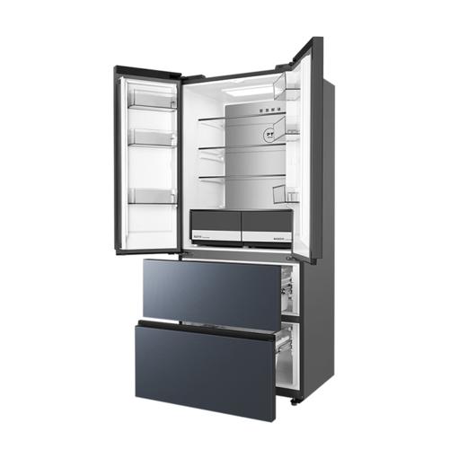 美的（Midea）516升法式四门超薄净味除菌一级能效保鲜家用电冰箱BCD-516WFGPZM沁玉蓝-秘境 商品图2