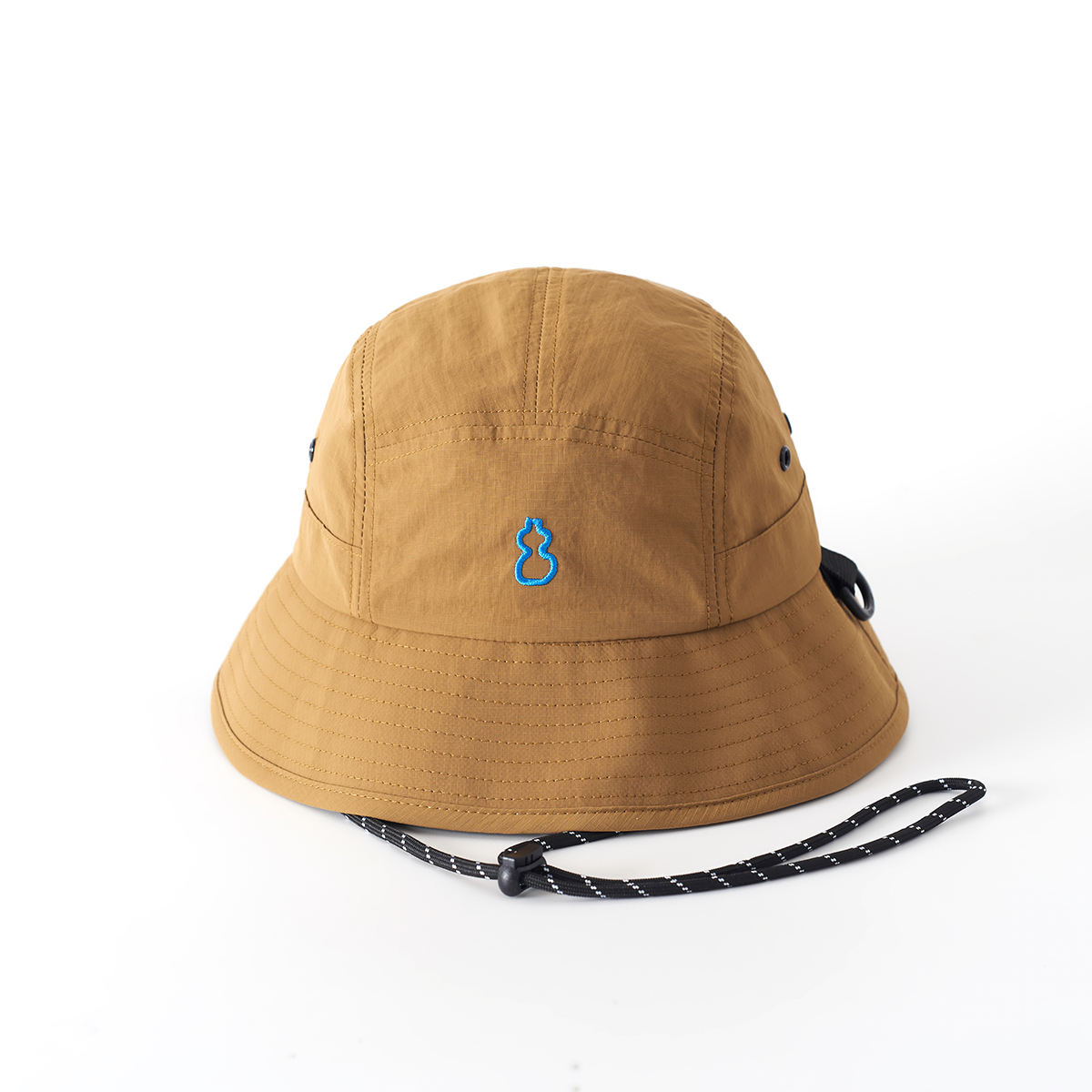 吃茶去chichaqu2024轻量渔夫帽户外夏季遮阳帽男女logo刺绣款