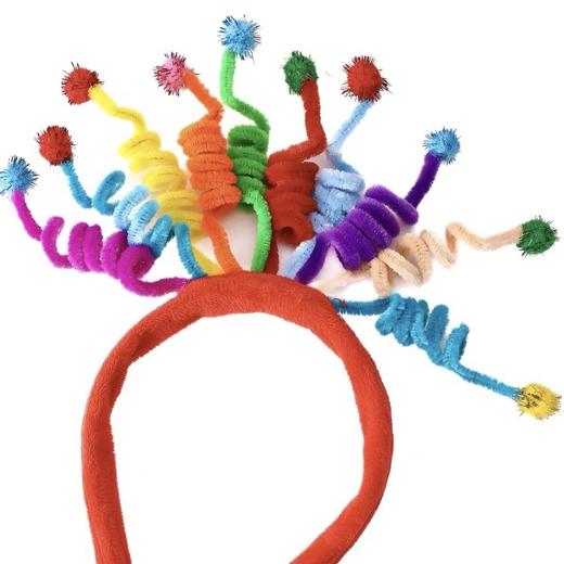 彩条搞怪发夹 商品图1