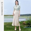 IWY/扶摇系列 绿色夏季新中式国风盘扣衬衫半裙FYB362+FYS353 商品缩略图2
