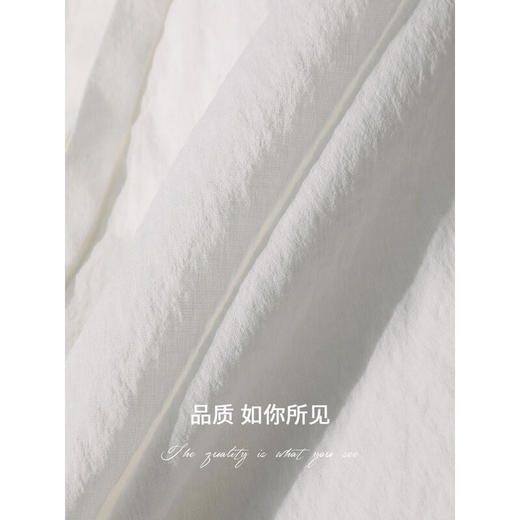 COCOBELLA松弛感穿搭轻薄遮阳衬衫女宽松休闲气质衬衣SR3025A 商品图4