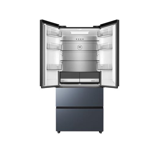 美的（Midea）516升法式四门超薄净味除菌一级能效保鲜家用电冰箱BCD-516WFGPZM沁玉蓝-秘境 商品图3