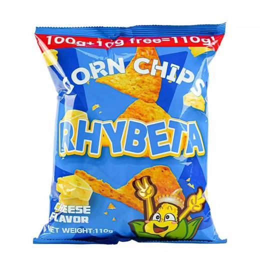 110g瑞贝塔玉米片奶酪味 浓郁香味 尽享酥脆 商品图0