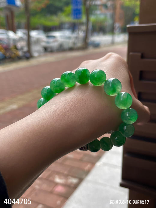 高冰飘翠珠子手串【4044705】具体价格微信咨询 商品图4