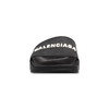 BALENCIAGA 巴黎世家 男士字母徽标橡胶拖鞋 黑色 565826 W1S80 1006 商品缩略图1