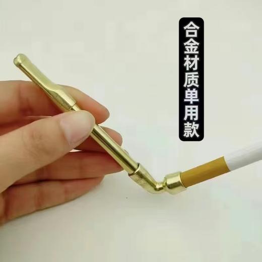 【便携随身，男人必备！】传统老式烟锅，铜质烟斗，便携轻巧，旱烟袋四用可拆洗，滤芯有效防止口腔受损，七粗中细丝通用，成为男人必备的温馨伴侣！父亲节礼物 商品图7