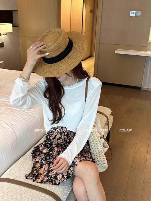 防晒碎花套装 商品图3