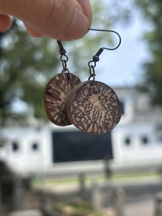 叶开泰草本耳饰 植物手作 送定制饰品袋 商品图3