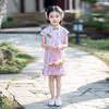 女童短袖旗袍裙24年夏季新款儿童中国风连衣裙复古宝宝汉服网红仙 _HLY 商品缩略图12