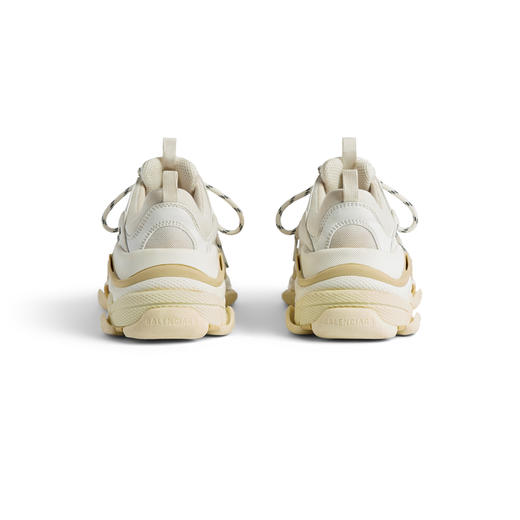 BALENCIAGA 巴黎世家 女士 Triple S 网布运动老爹鞋 白色 524036 W2CA1 9000 商品图2